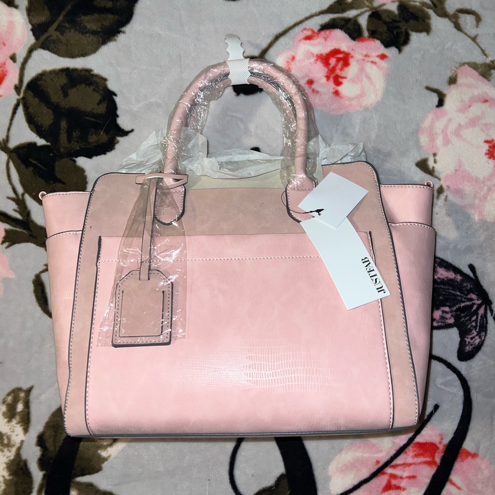 JustFab Blush Pink Satchel